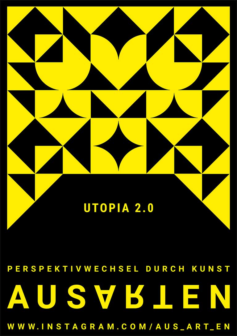 ausARTen Flyer 2020: Utopia 2.0