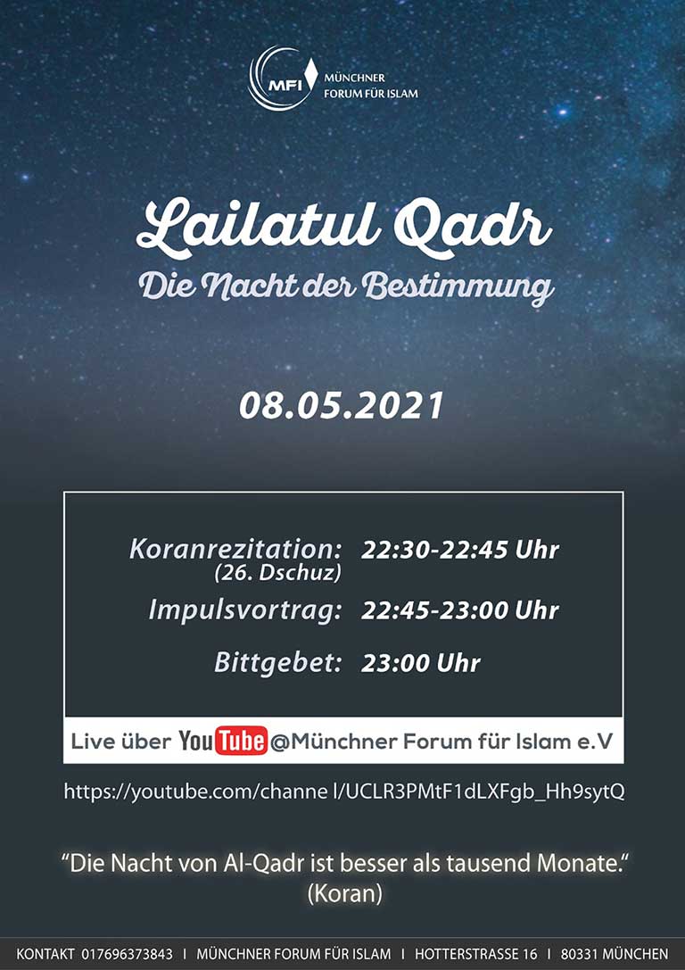 Live-Stream zu Lailatul-Qadr